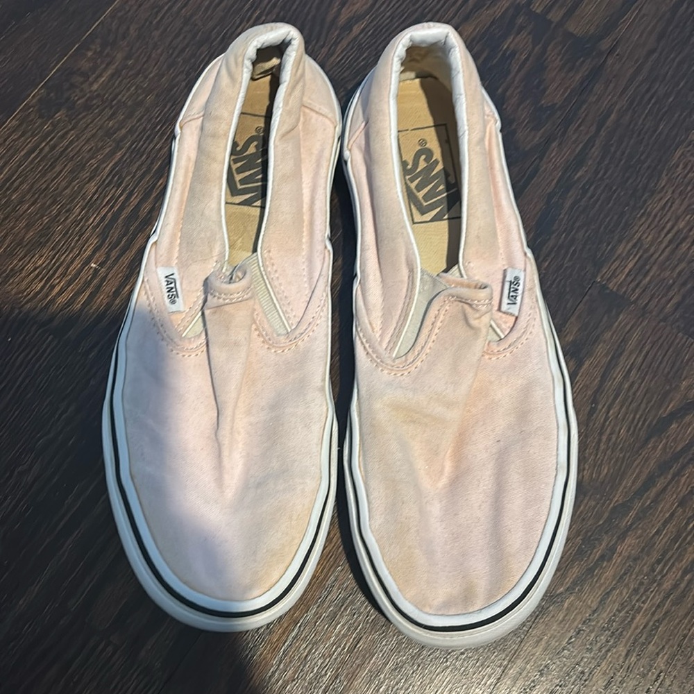 Light pink vans shoes